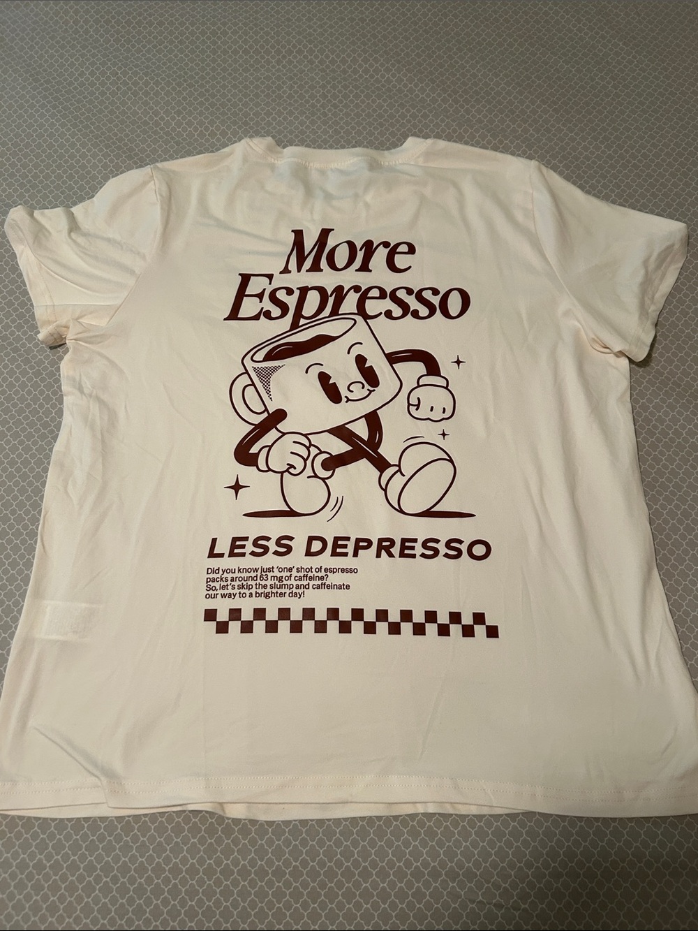 More Espresso Cream Graphic Tee